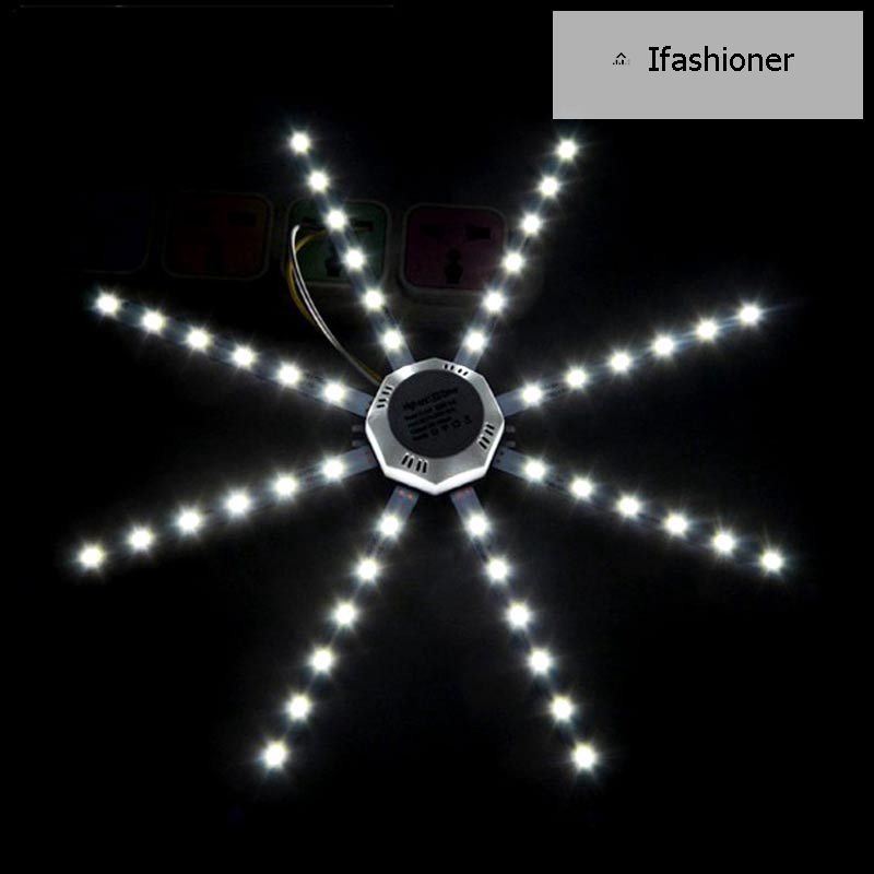 20W 900lm 24 LED 5730 SMD LED Ceiling Lamp Light Octopus Round US Seller