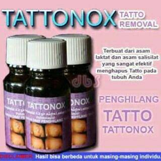 Promo Obat Cream Penghilang Remover Tato, Tattonoc Asli Original (Tag: Cara Menghilangkan Tatto,