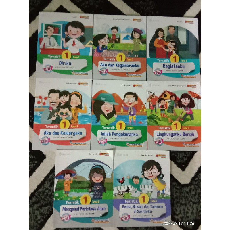

Buku Paket Tematik SD kelas 1 Tema 12345678 Platinum