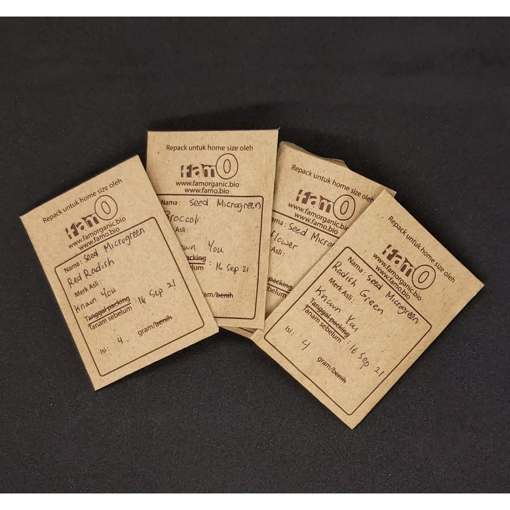 Benih Microgreens / Biji / Seed Refill Microgreens Tray / Microgreen Isi Ulang