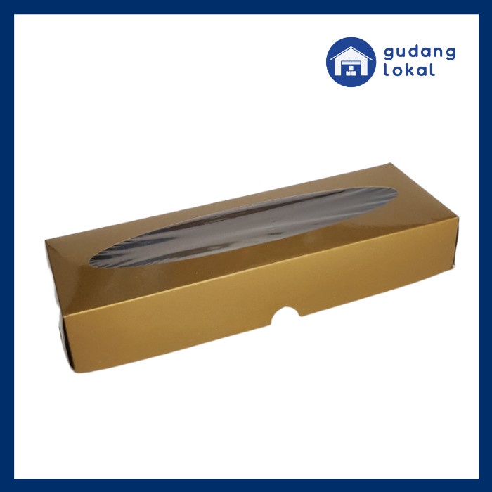 

Dus Emas 30X10X5Cm - Kardus Kue - Kotak Kue Isi 5pcs
