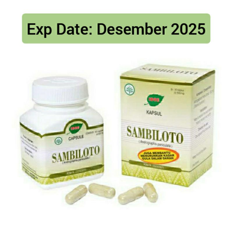 

Sambiloto Jamu Iboe 30 Kapsul