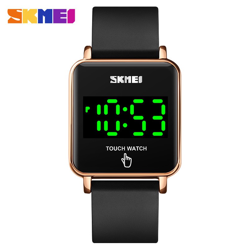 SKMEI 1744 Jam Tangan Pria Wanita Digital Layar Sentuh Tali Stainless WATCHKITE WKOS