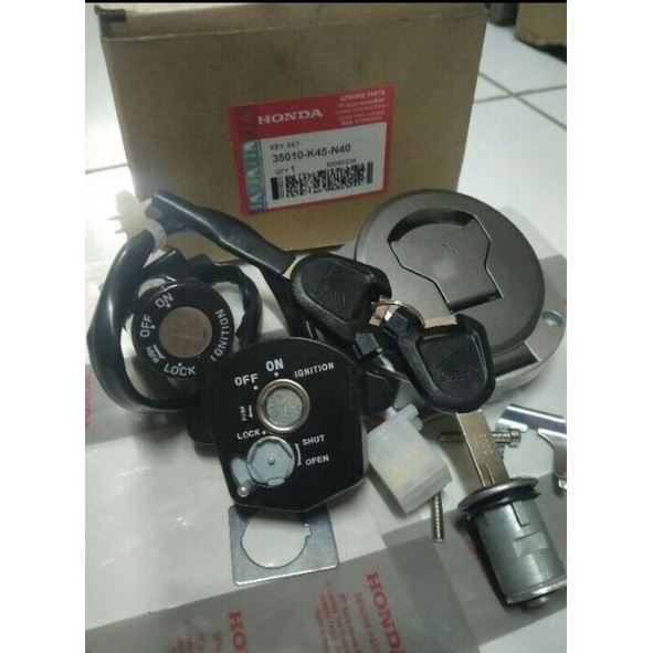 KUNCI KONTAK CBR 150 R LED NEW 2017 KOMLIT TUTUP TANGKI K45_N40