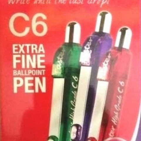 

Pulpen/ballpoint faster C6 - Hitam