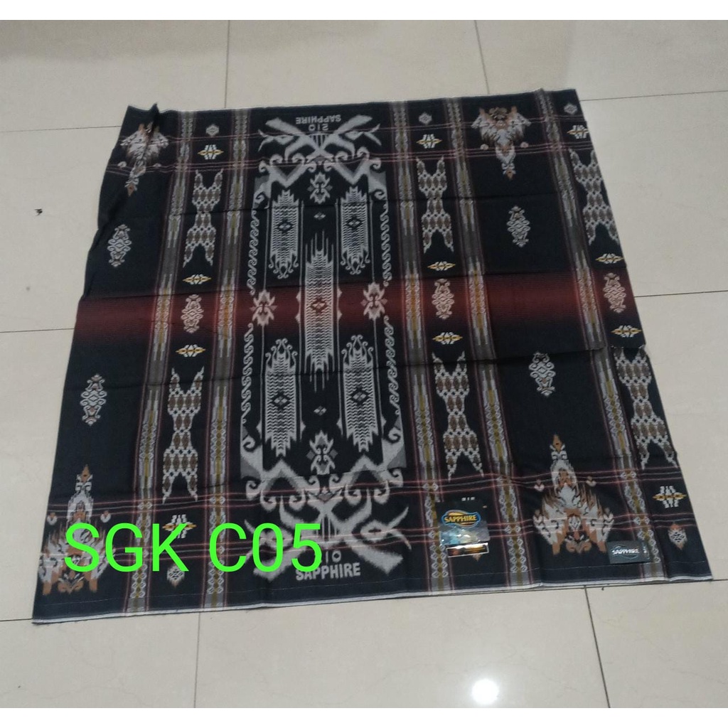 Sarung Sapphire Motif SGK Songket Gunungan Kembang