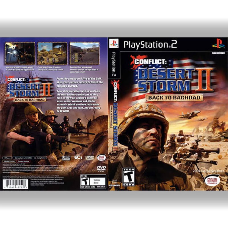 KASET PS2 PERANG CONFLICT DESERT STORM TERBARU - KASET GAME PERANG TEMBAK TEMBAKAN SERU TERLARIS KAS