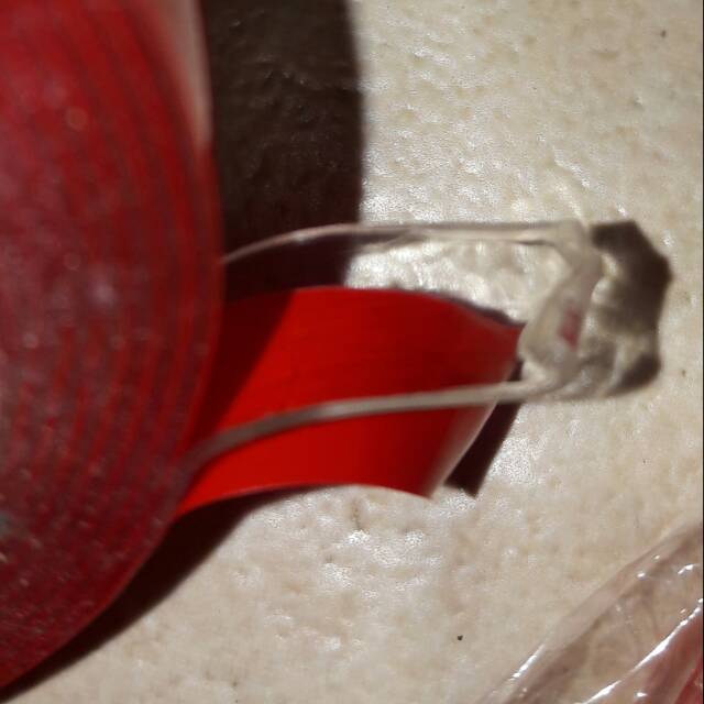 

Double Tape Perekat Transparan Clear Bening Silikon Tebal Foam