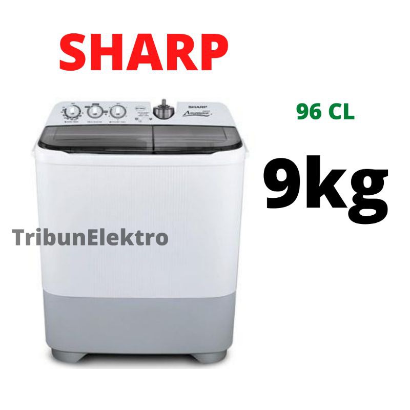 Mesin Cuci Sharp 9kg 2 Tabung 96 CL