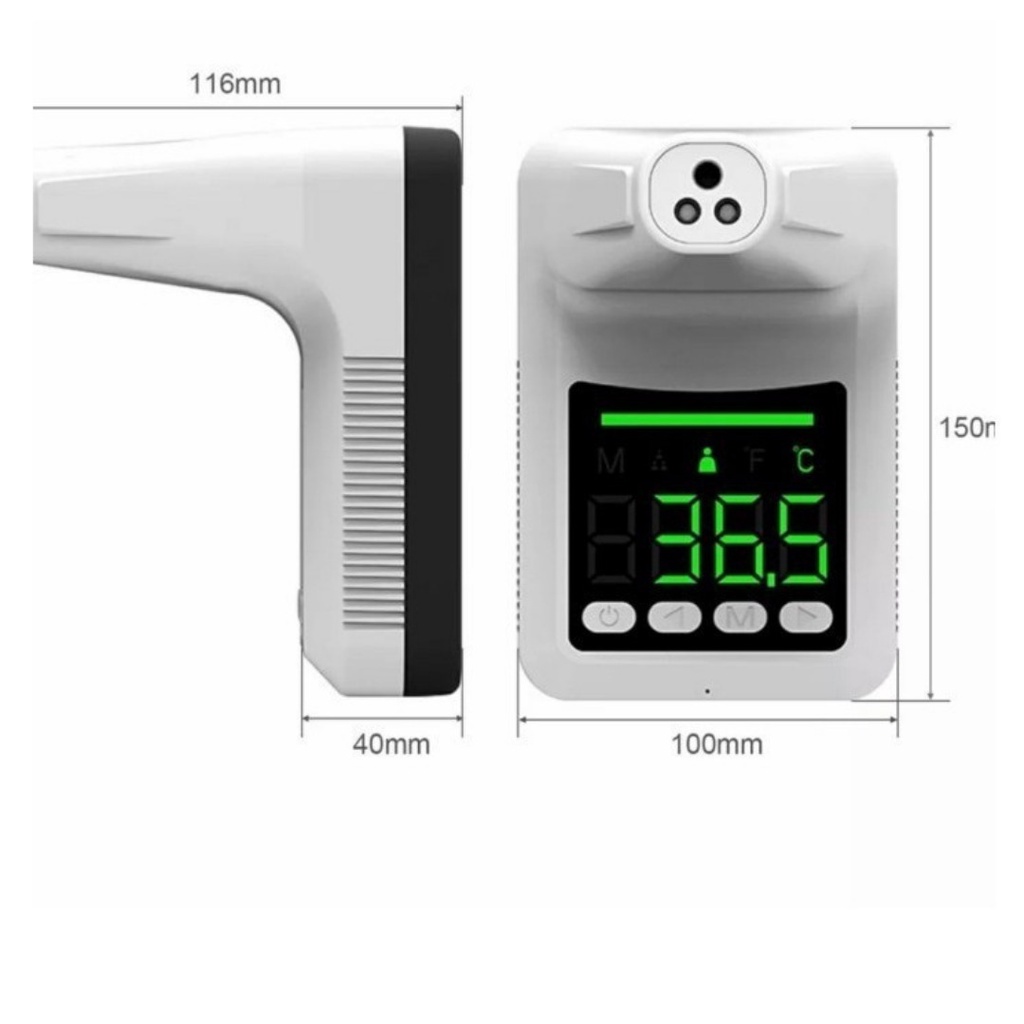 K3 PRO Handsfree LAYAR LCD Termometer Inframerah bahasa indonesia