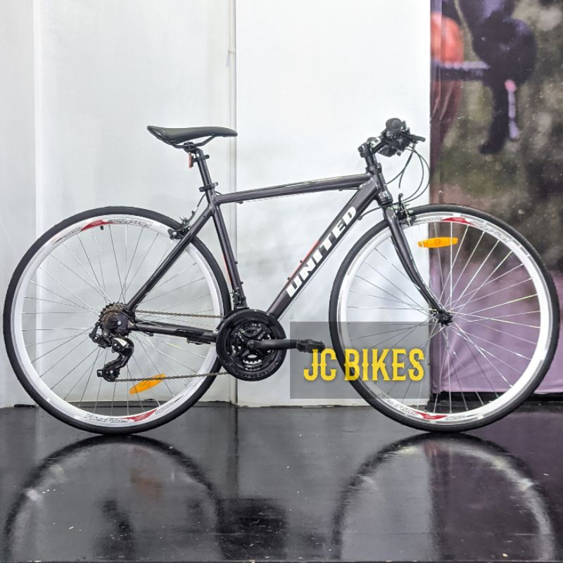 Sepeda Balap Hybrid United Boston 2.0 Alloy 700C 3x7 Speed Shimano Tourney