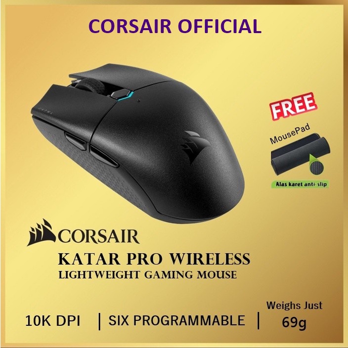 Corsair Katar PRO Wireless Lightweight Gaming Mouse