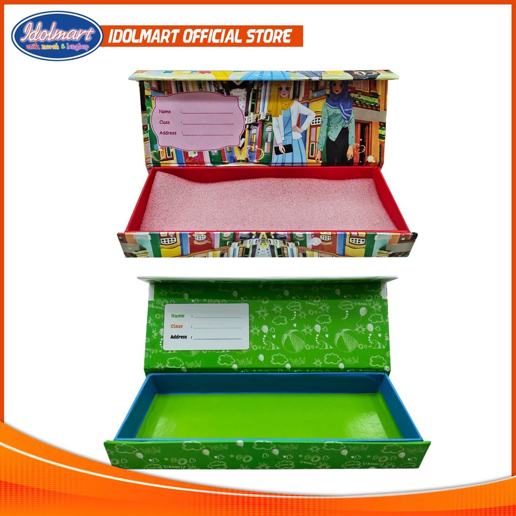 IDOLAKU Kotak Pencil Case Tanggung - Kotak Pensil Kiky