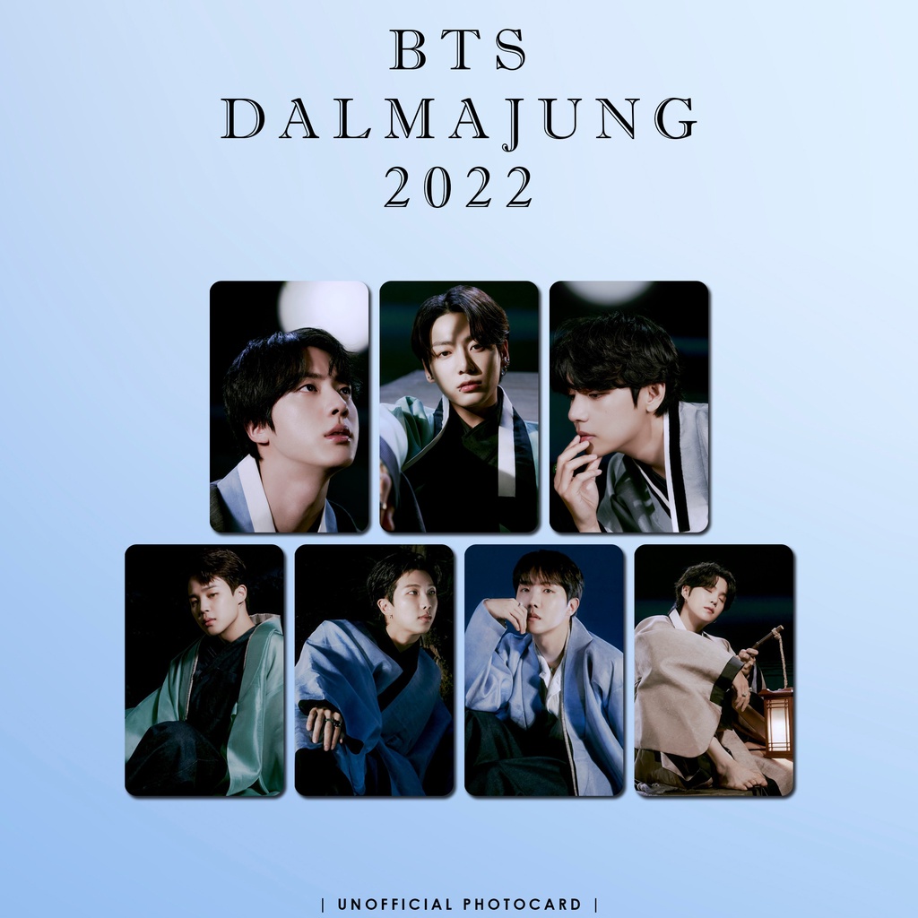 UNOFFICIAL PHOTOCARD BTS DALMAJUNG 2022