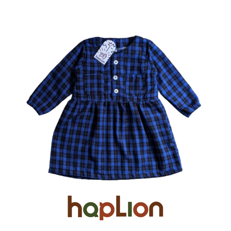 Dress Anak Flanel Atasan Perempuan Lengan Panjang 1 - 6 Tahun | Haplion Kidswear