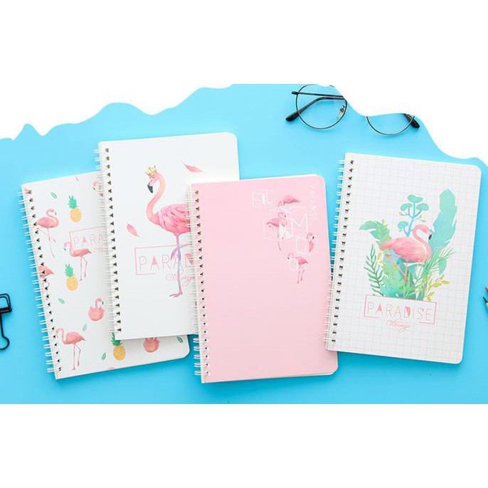 

Buku Tulis Spiral A5 Paradise Flamingo