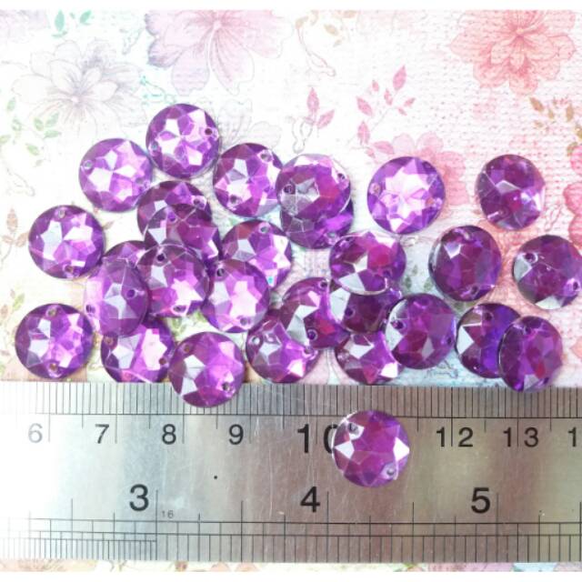 Manik Jahit / Tempel 12mm