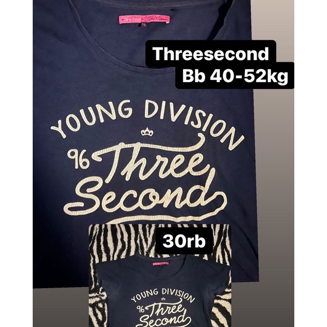 Baju pribadi Three second