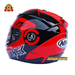 Jual HELM NHK / HELM / NHK / HELM NHK GP1000 FULL FACE R75 BLACK RED