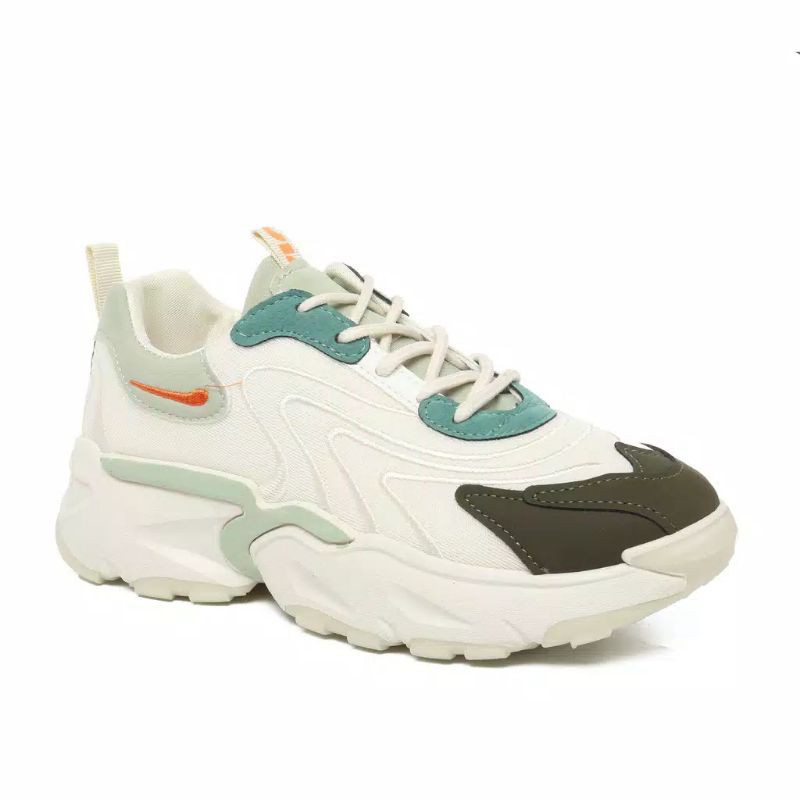 PVN Sepatu Sneakers Hitam Wanita 302 Ori