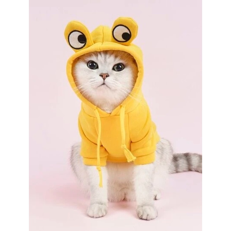 Baju Anjing Peliharaan Motif Kartun Untuk Chihua Bichon Kecil Dan Medium