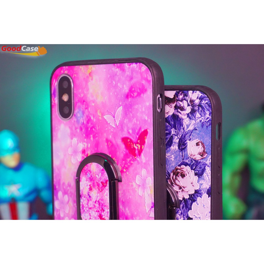 GoodCase - Case Samsung A6 | A6+ Motif Bunga Plus Holder