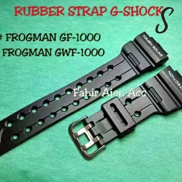 Tali Strap Casio G-Shock FROGMAN GF1000 GF-1000 RUBBER STRAP TALI JAM CASIO G-SHOCK FROGMAN GF1000