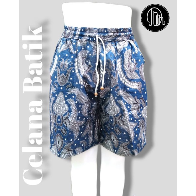 Deemenshop Celana Pendek Batik Pria Wanita