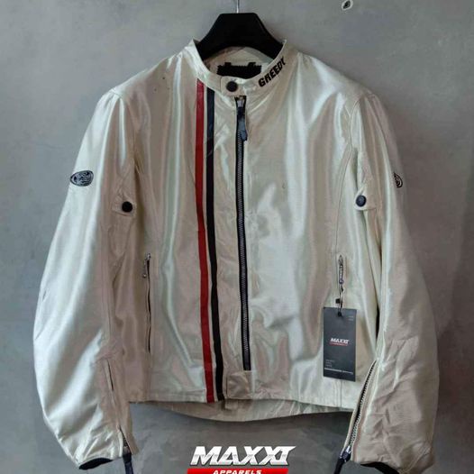 Jaket motor greedy - Shiny material