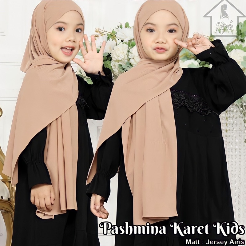 Pashmina Instan Jersey Karet Kids // Pashmina Karet Kids