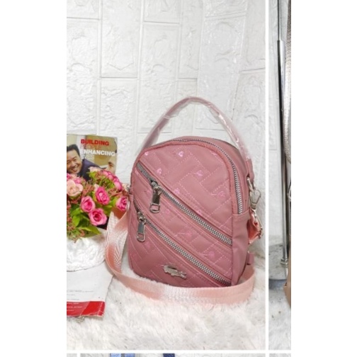 Ransel Mini 3in1 Multifungsi Res Miring 2 Depan Terlaris