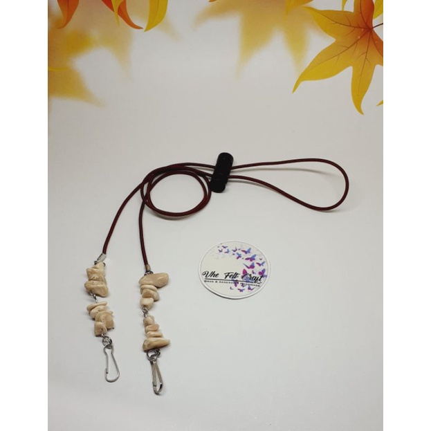 Tali masker hijab konektor masker hijab batu pecah pengait masker strap masker tali elastis