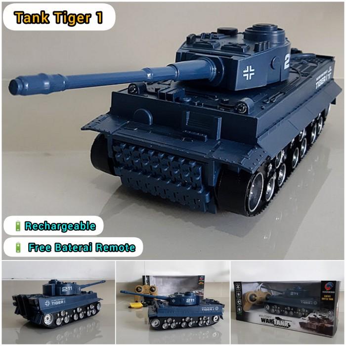 Rc Battle Tank Tiger 1 Mainan Anak Tank Rc Remote Control