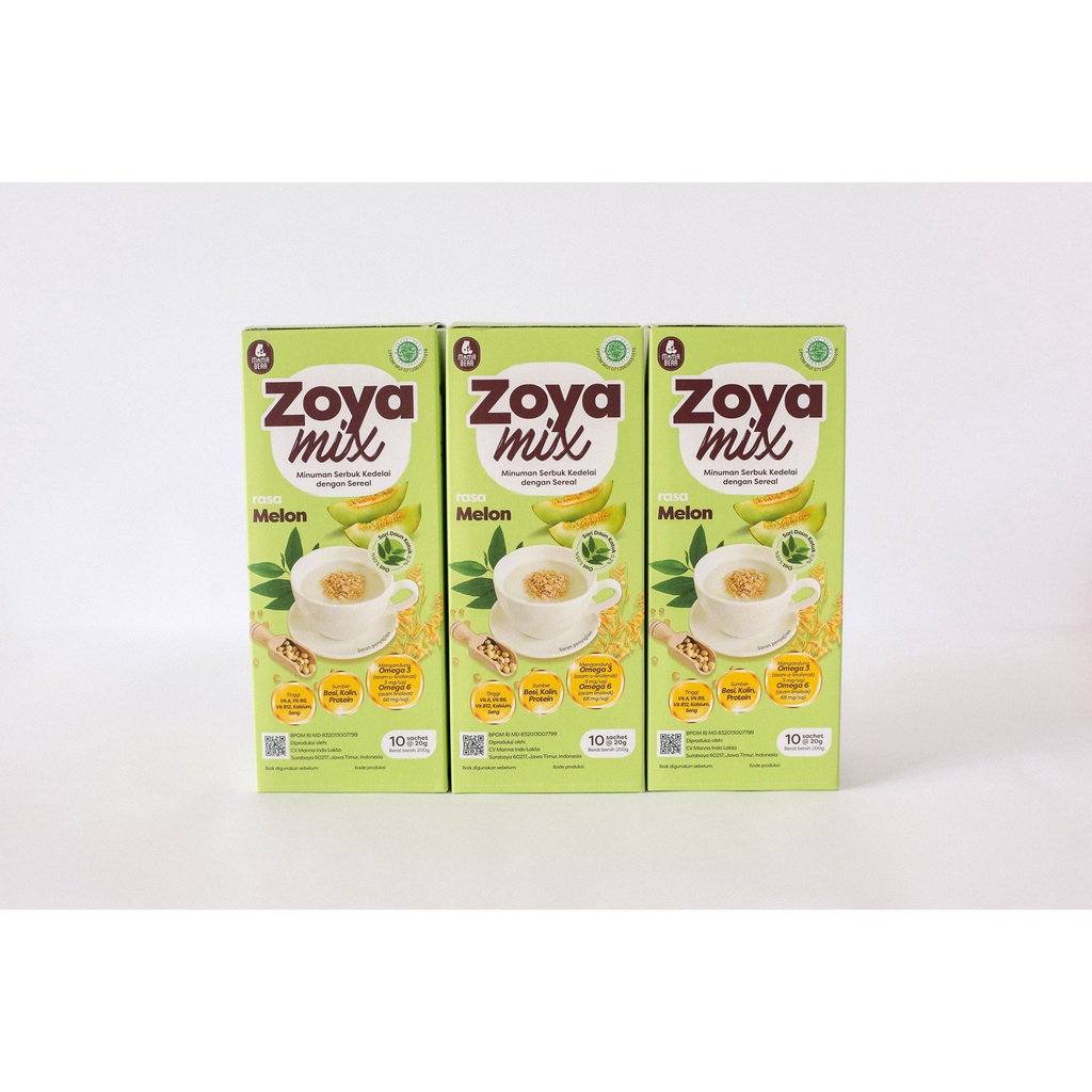 Zoya Mix Susu Kedelai + daun Katuk pelancar ASI Booster