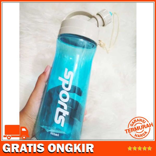 BOTOL AIR MINUM SPORTS 800ML - BOTOL AIR MINUM SPORTY B05-1 - BIRU