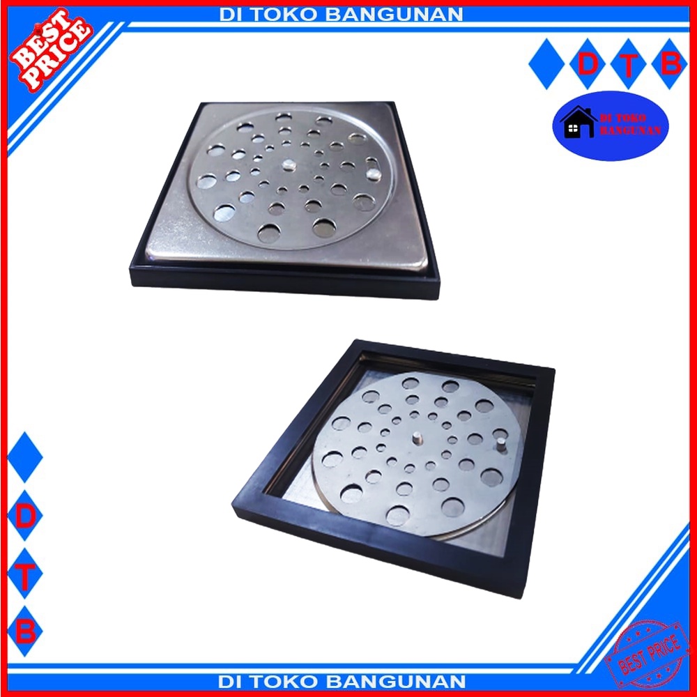 ORESTE Plat Saringan Got Floor Drain Kamar Mandi Stainless 1 Pc