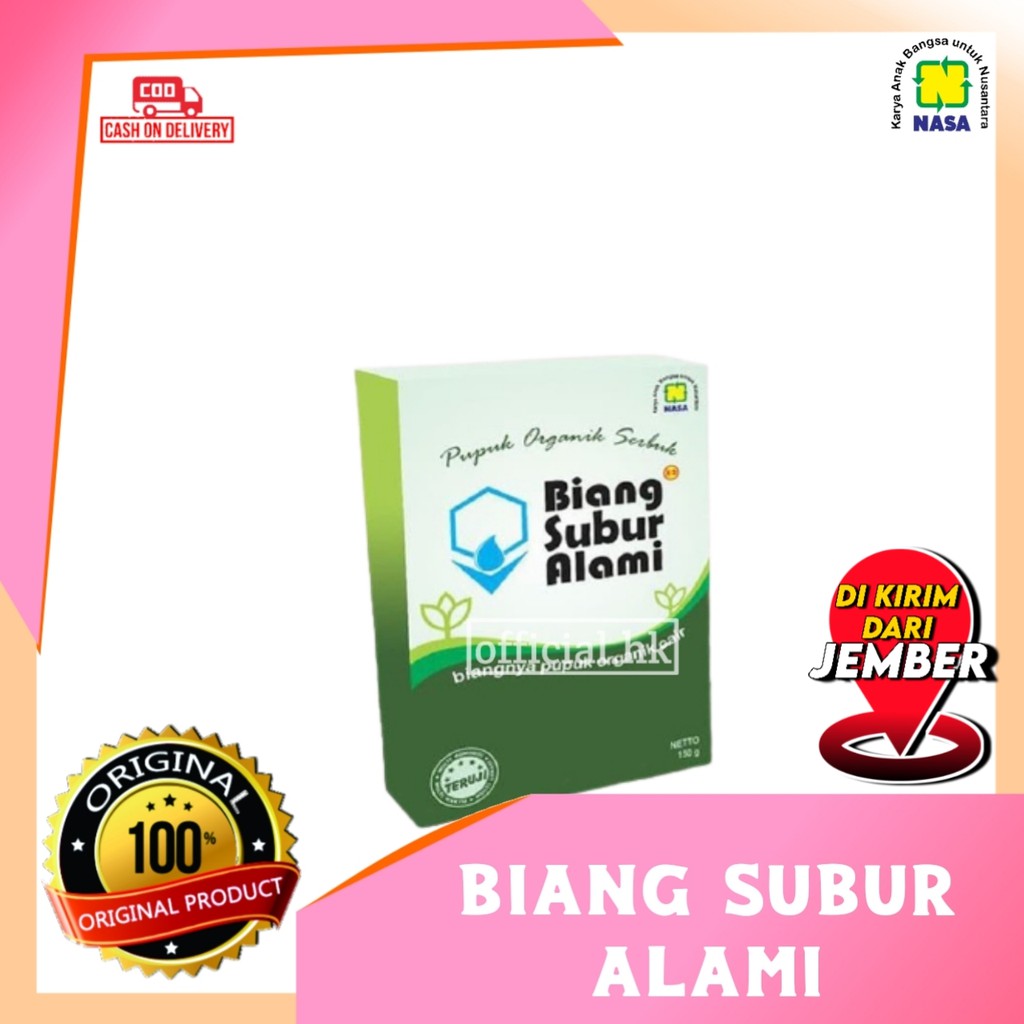 Pupuk Cair Biang Subur Alami BSA Nasa - Pupuk Organik Cair Perkebunan Peternak Ikan Udang BSA NASA