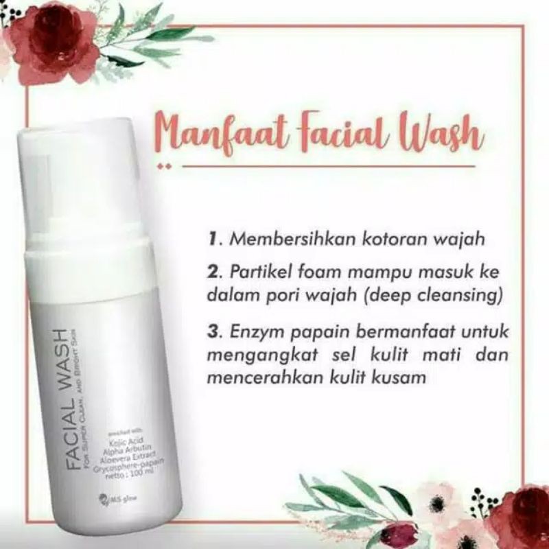 FACIAL WASH MS GLOW ORII