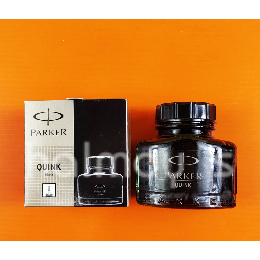

REFILL TINTA PULPEN PARKER QUINK 57 ML HITAM ( BOTOL )