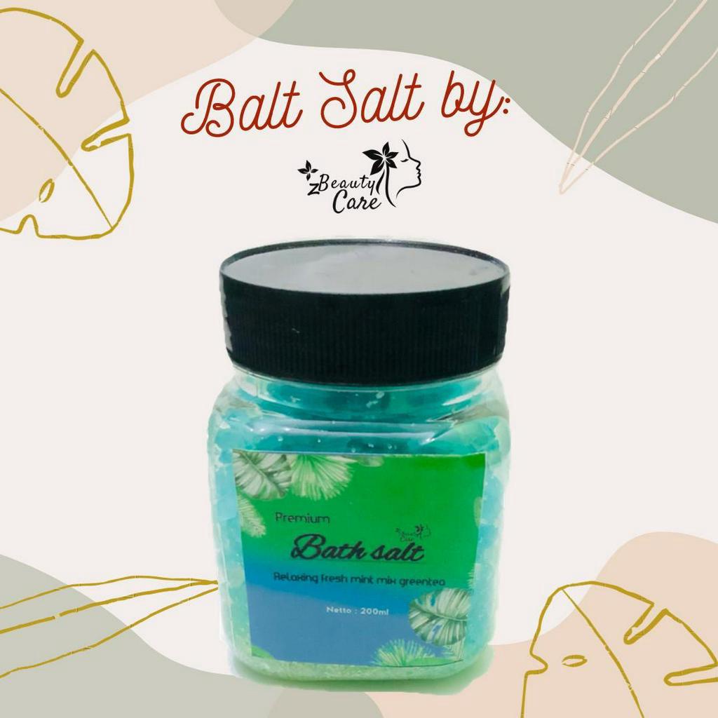 Bath Salt Premium Mint mix Greentea