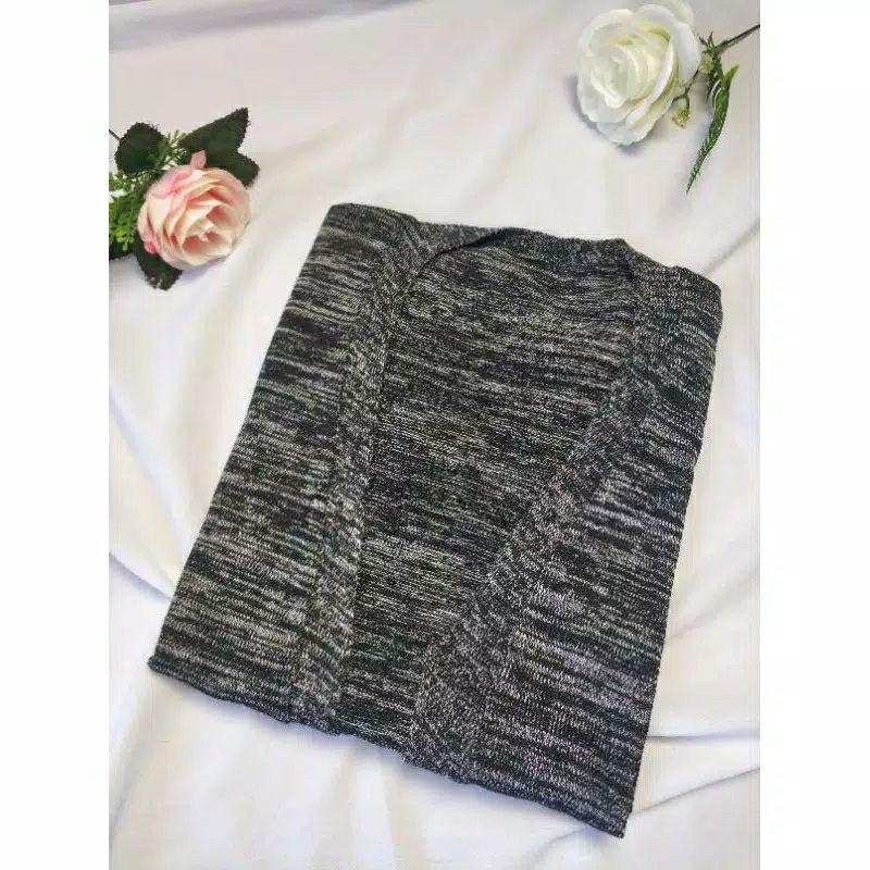 CARDY OUTER / Cardigan Oversize / Cardigan Wanita / Cardygan Rajut-Ringgo cardy hitam