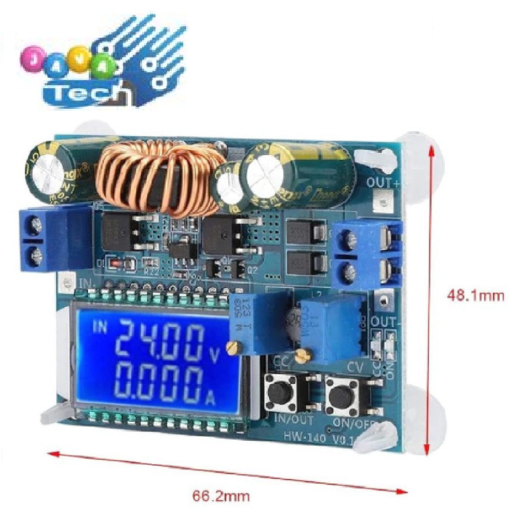 HW-140 Step Up Down 35W Buck Boost Converter LCD Display Module