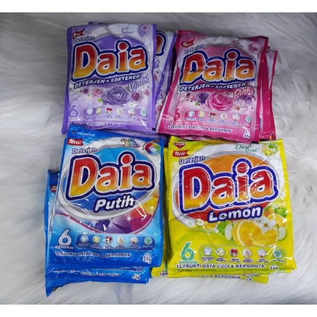 Daia deterjen renceng 1000 wangi baju cuci pakaian renceng