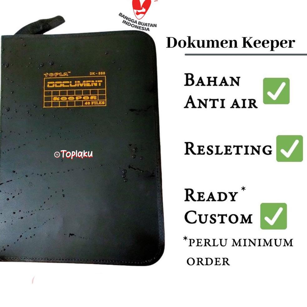 

[KODE 7W0DK] TOPLA Map Document Keeper Resleting Anti Air Dokumen Keeper Map Ijazah Sertifikat Berkas Kulit Plastik Map Berkas Map Dokumen Resleting Organizer File Folder Dokumen Tempat Dokumen Penting Clear Holder Cantik Resleting Anti Air