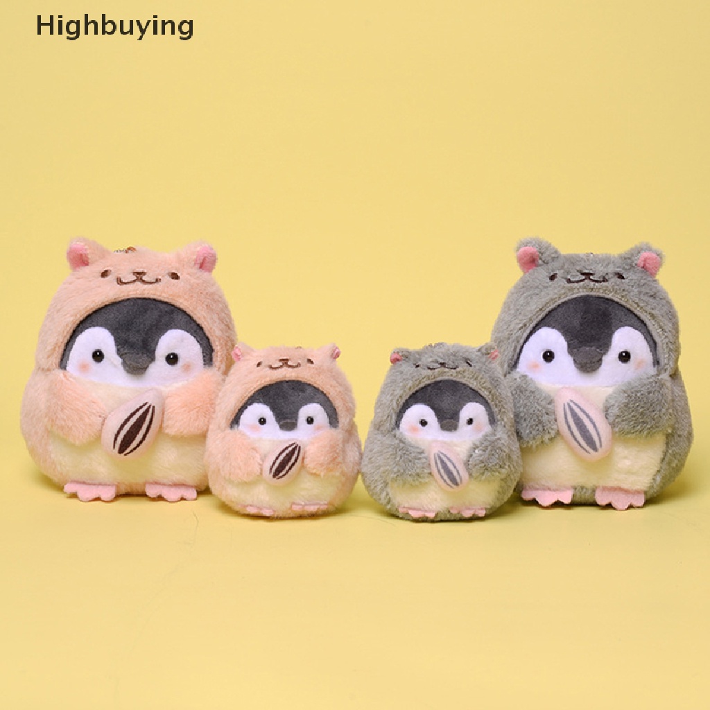 Hbid Gantungan Kunci Boneka Plush Bentuk Penguin / Hamster Lucu Glory