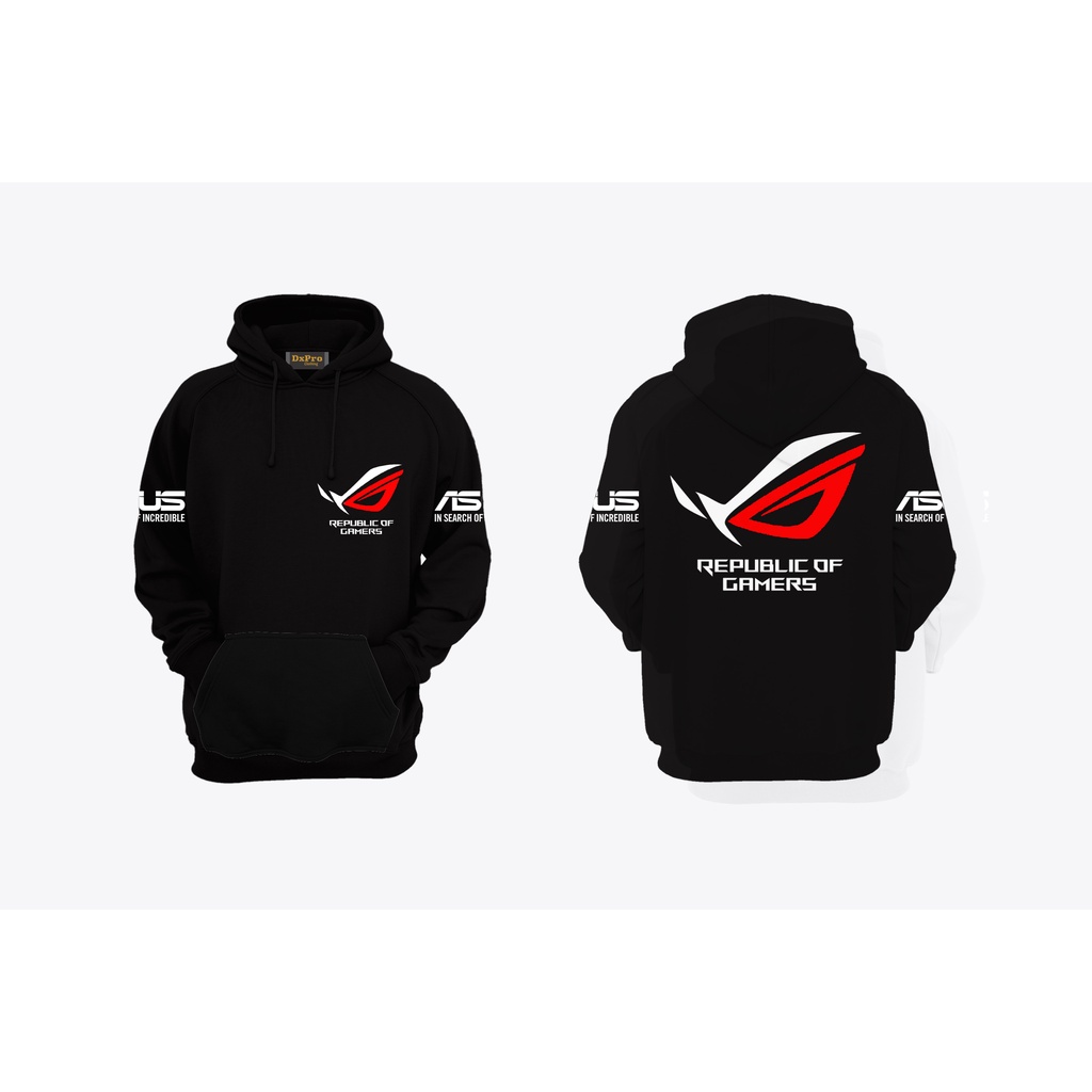 Sweater Jaket Hoodie ROG GAMING DISTRO PREMIUM TEBAL