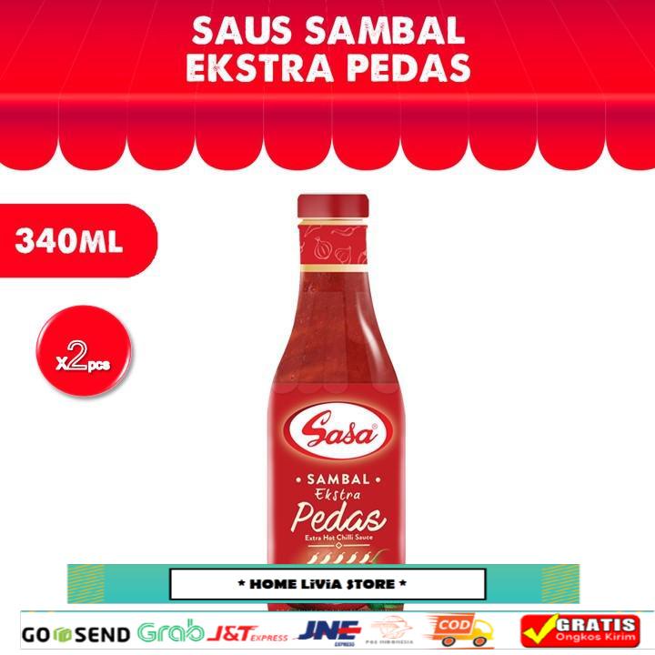 

Sasa Saus Sambal Ekstra Pedas 2 x 340 ml