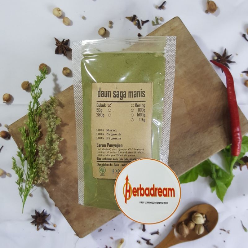 

1 KG BUBUK DAUN SAGA MANIS ABRUS PRECATORIUS SOGO RAMBAT SOGOK THUNTENG INDIAN LICORICE ZUO HE YE POWDER TEPUNG SERBUK