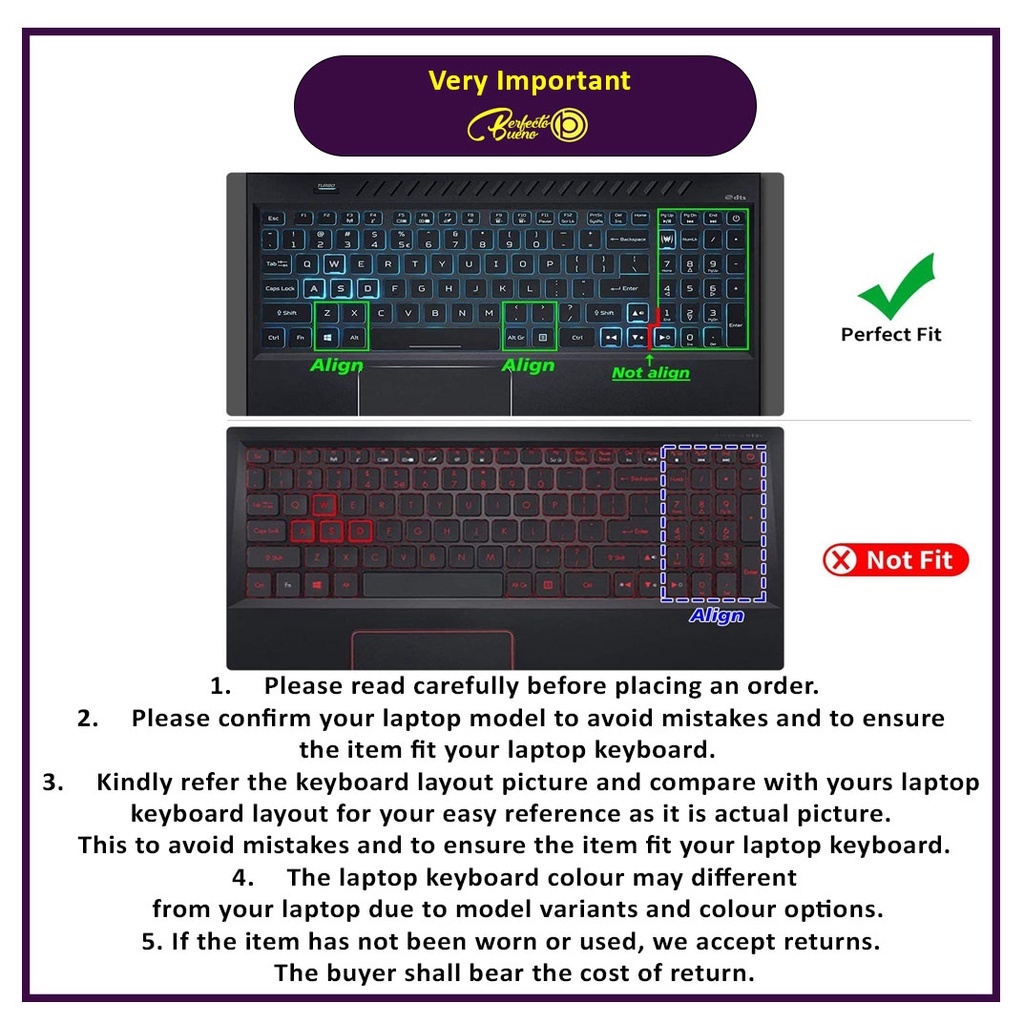 Cover Pelindung Keyboard Bahan Silikon Untuk Acer Predator Helios 300 PH315-52 / 53 / 54 PH317-53 / 54 15.6 17.3