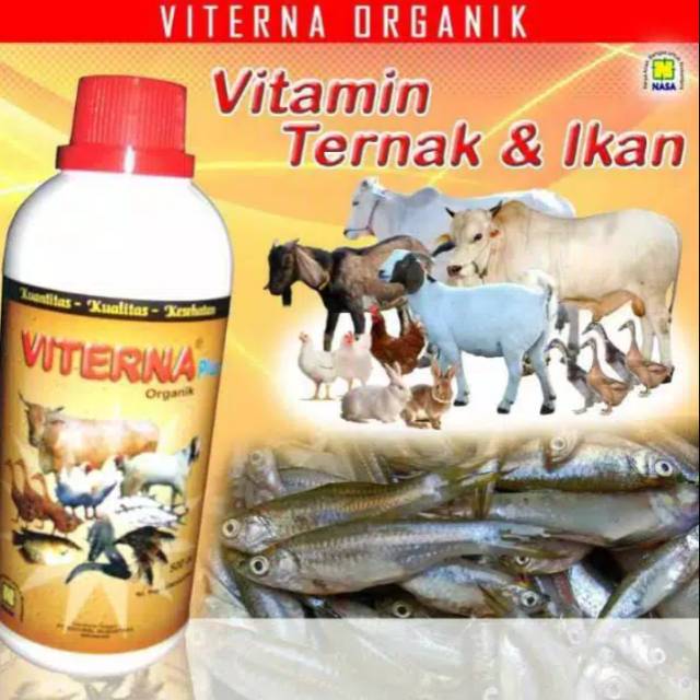 Viterna Organik/Vitamin Ternak & Ikan/Viterna Plus